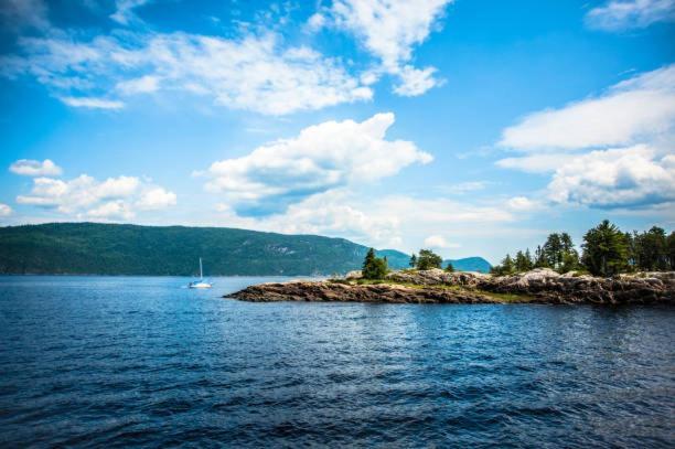 Motel De L'Anse A L'Eau Tadoussac Bagian luar foto