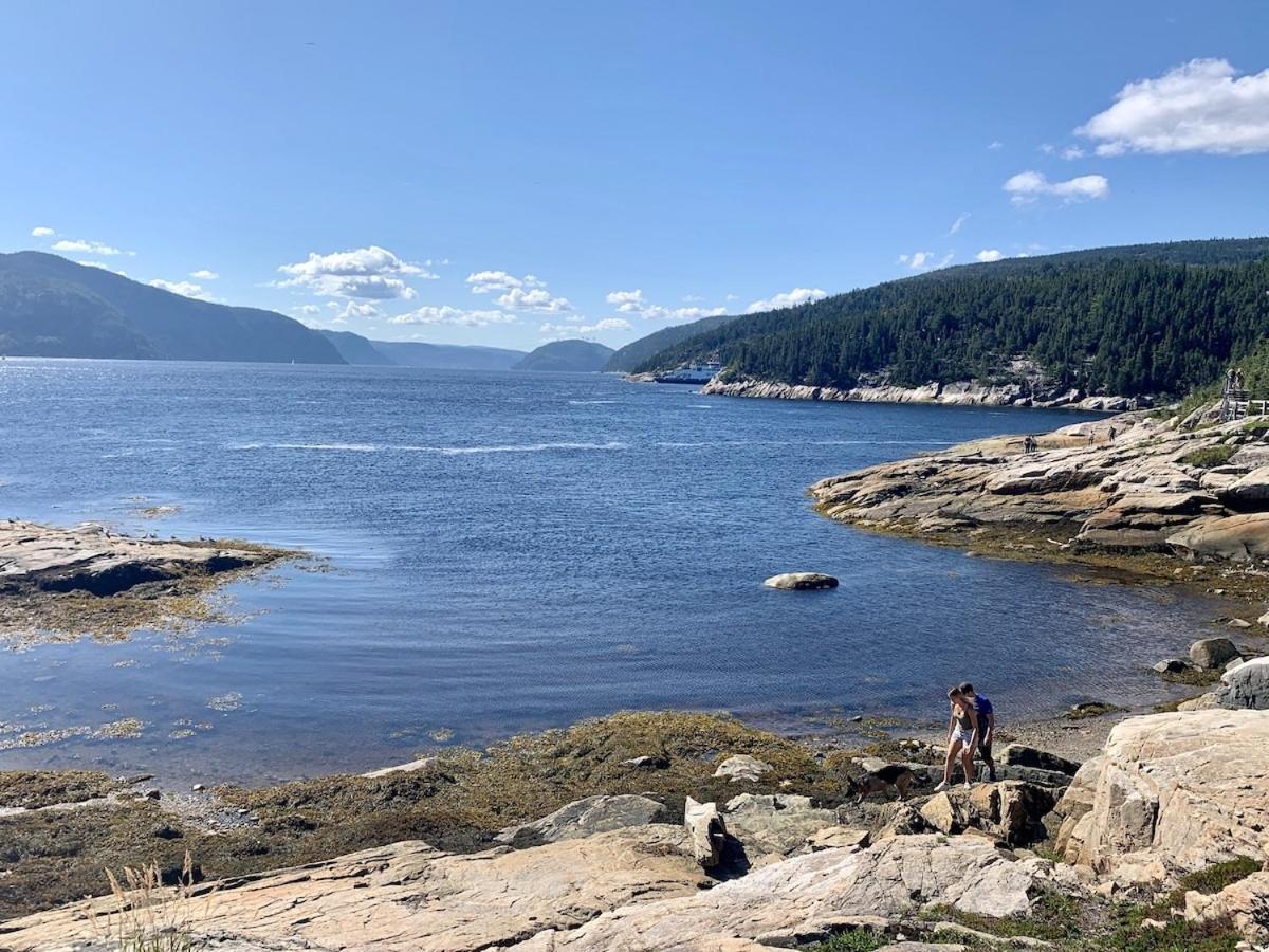 Motel De L'Anse A L'Eau Tadoussac Bagian luar foto